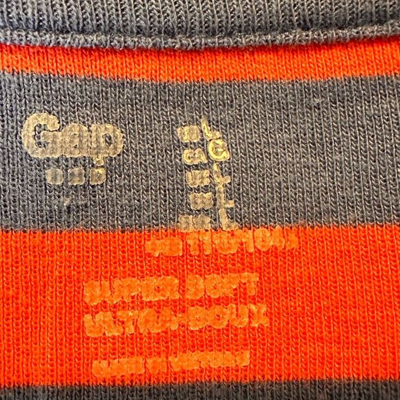 GAP Red and Blue Striped Long Sleeve Top - Picture 2 of 5